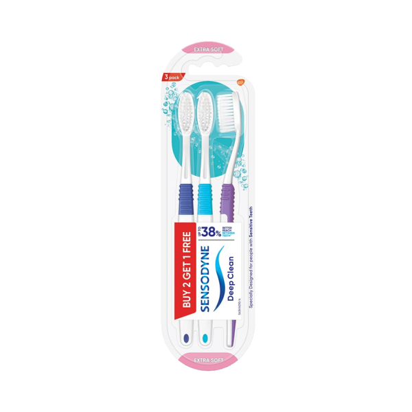 Sensodyne Deep Clean Toothbrush – (Pack of 2) Sensodyne Deep Clean Toothbrush – (Pack of 2)