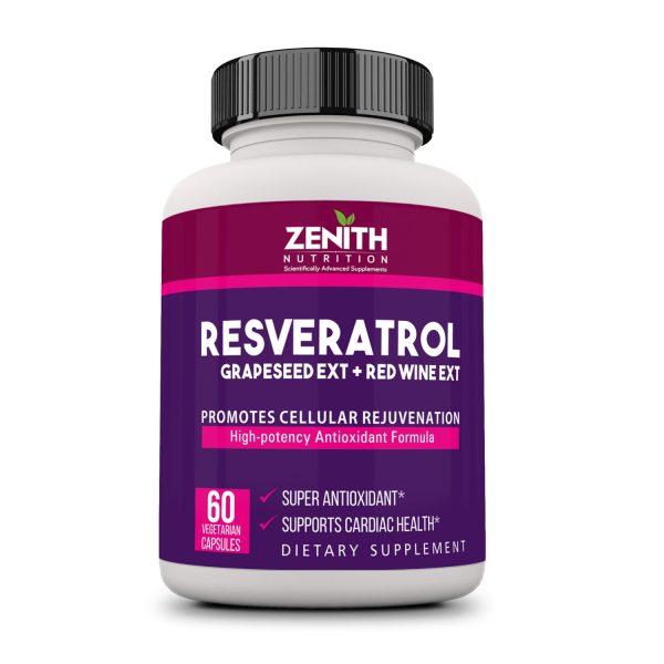 Zenith Resveratrol with Grapeseed Extract (60 Capsules) Zenith Resveratrol with Grapeseed Extract (60 Capsules)