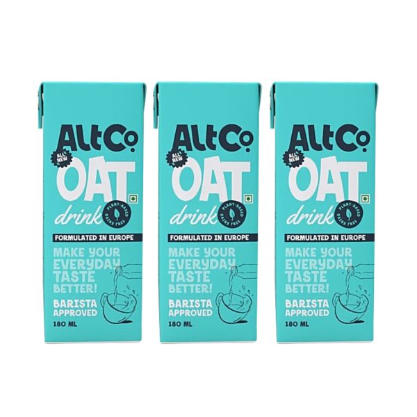 Alt Co. Oats Milk Drink 180 ml (Pack of 3) Alt Co. Oats Milk Drink 180 ml (Pack of 3)