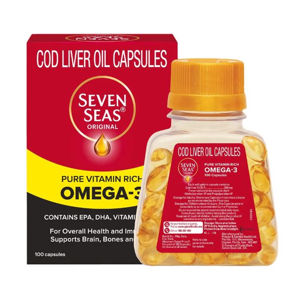 Sevenseas Original Cod- Liver Oil Capsules Sevenseas Original Cod- Liver Oil Capsules