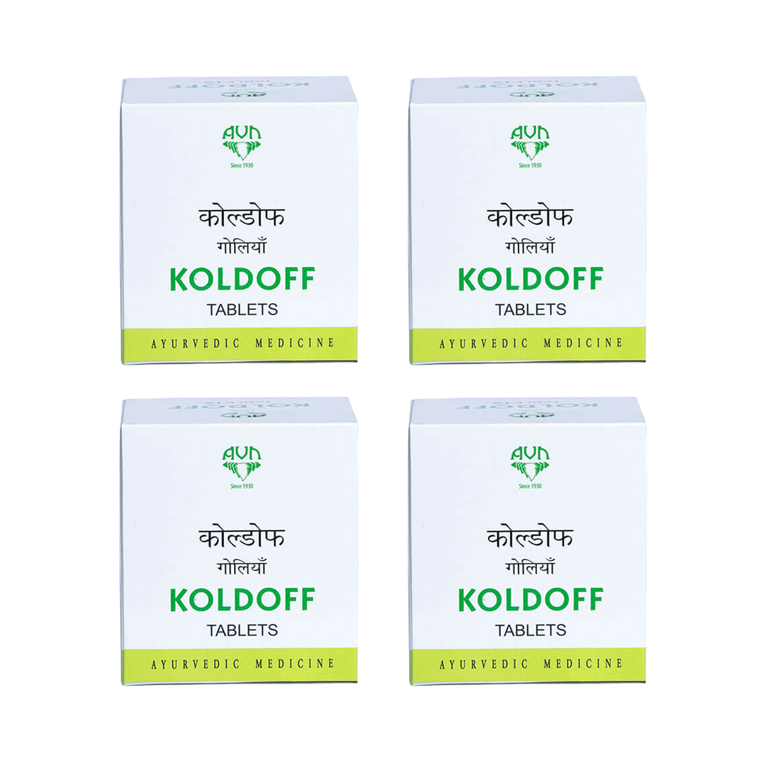 AVN Koldoff Tablets Single Strip 10 Tablets - (Pack of 4)