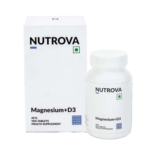Nutrova Magnesium + D3 (60 Tablets) Nutrova Magnesium + D3 (60 Tablets)