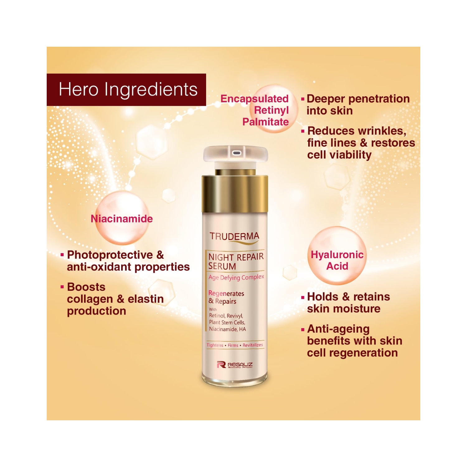 Regaliz Truderma Night Repair Serum 4