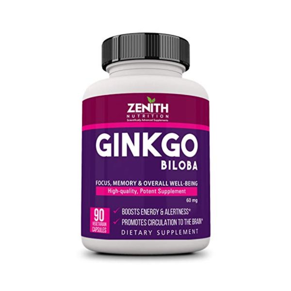 Zenith Ginkgo Biloba 60mg (90 Capsules) Zenith Ginkgo Biloba 60mg (90 Capsules)