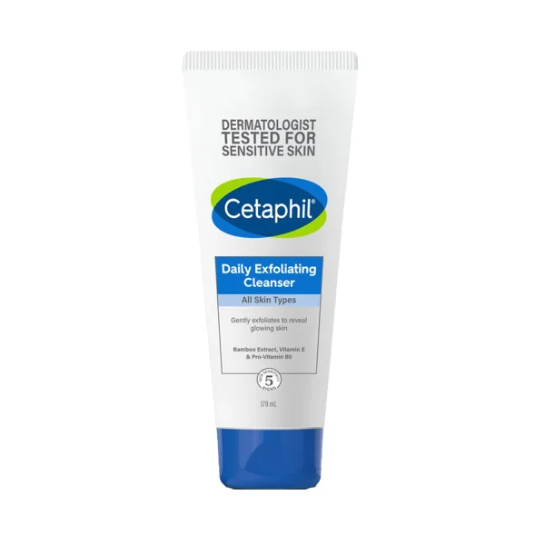 Cetaphil Face Wash Daily Exfoliating Cleanser For All Skin Types -178ml Cetaphil Face Wash Daily Exfoliating Cleanser For All Skin Types -178ml