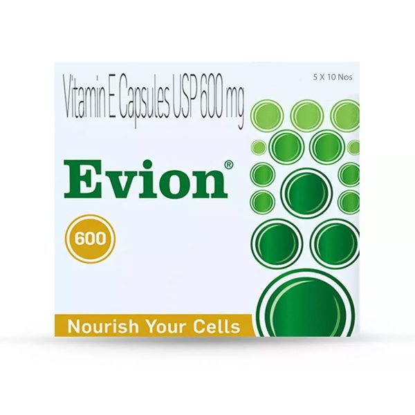 Evion 600 Capsules -5x10s