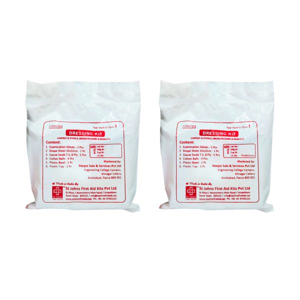 St. John’s SJF DK (Dressing Kit) (Pack of 2)