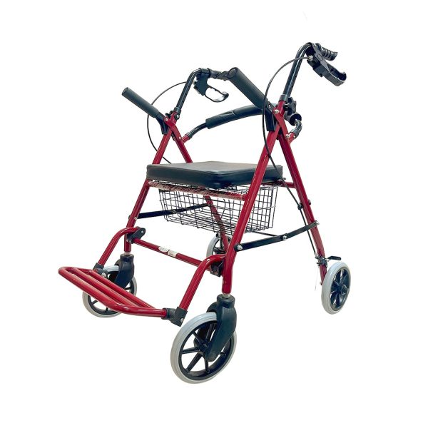 Entros Premium Aluminium Lightweight Foldable Height Adjustable Rollator Walker Entros Premium Aluminium Lightweight Foldable Height Adjustable Rollator Walker