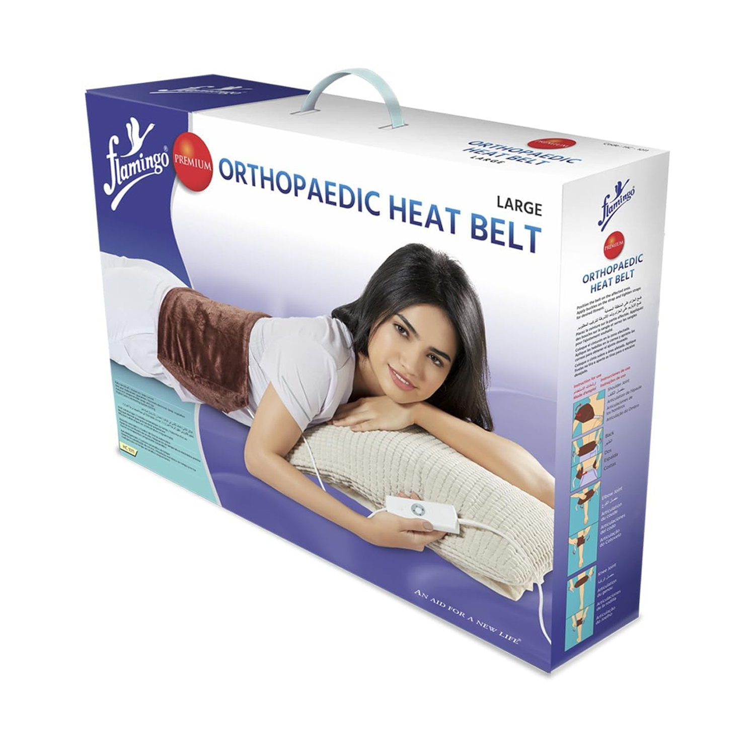Flamingo Premium Orthopedic Heat Belt - Jumbo (HC 1012)
