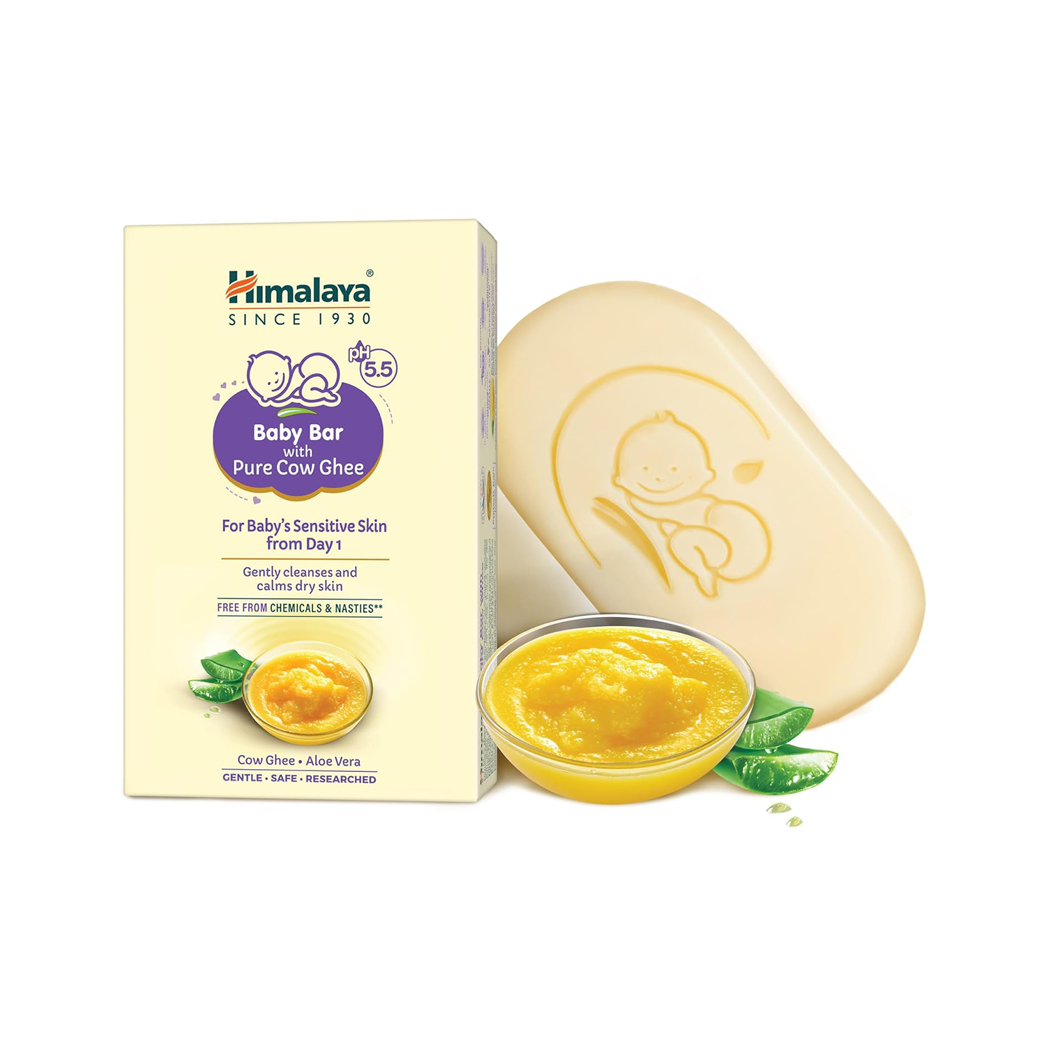 Himalaya Baby Bar with Pure Cow Ghee (75g)
