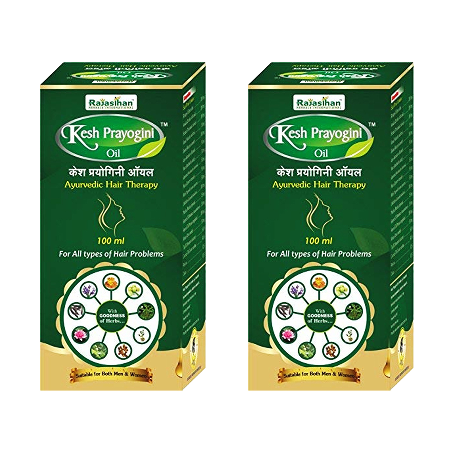 Rajasthan Herbals Kesh Prayogini Oil 100ml (Pack of 2)