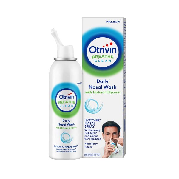 Otrivin Breathe Clean Daily Nasal Wash (100ml) Otrivin Breathe Clean Daily Nasal Wash (100ml)