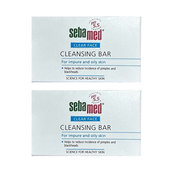 Sebamed Clear Face Cleansing Bar 100g (Pack of 2)
