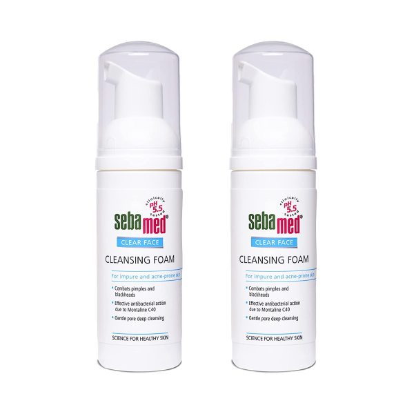 Sebamed Clear Face Cleansing Foam 50ml (Pack of 2) Sebamed Clear Face Cleansing Foam 50ml (Pack of 2)