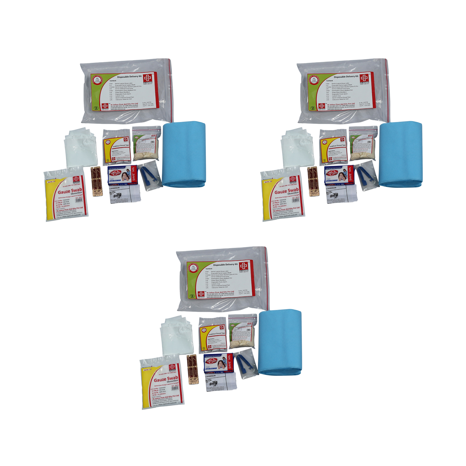 St. John’s SJF DDK (Disposable Delivery Kit) (Pack of 3)