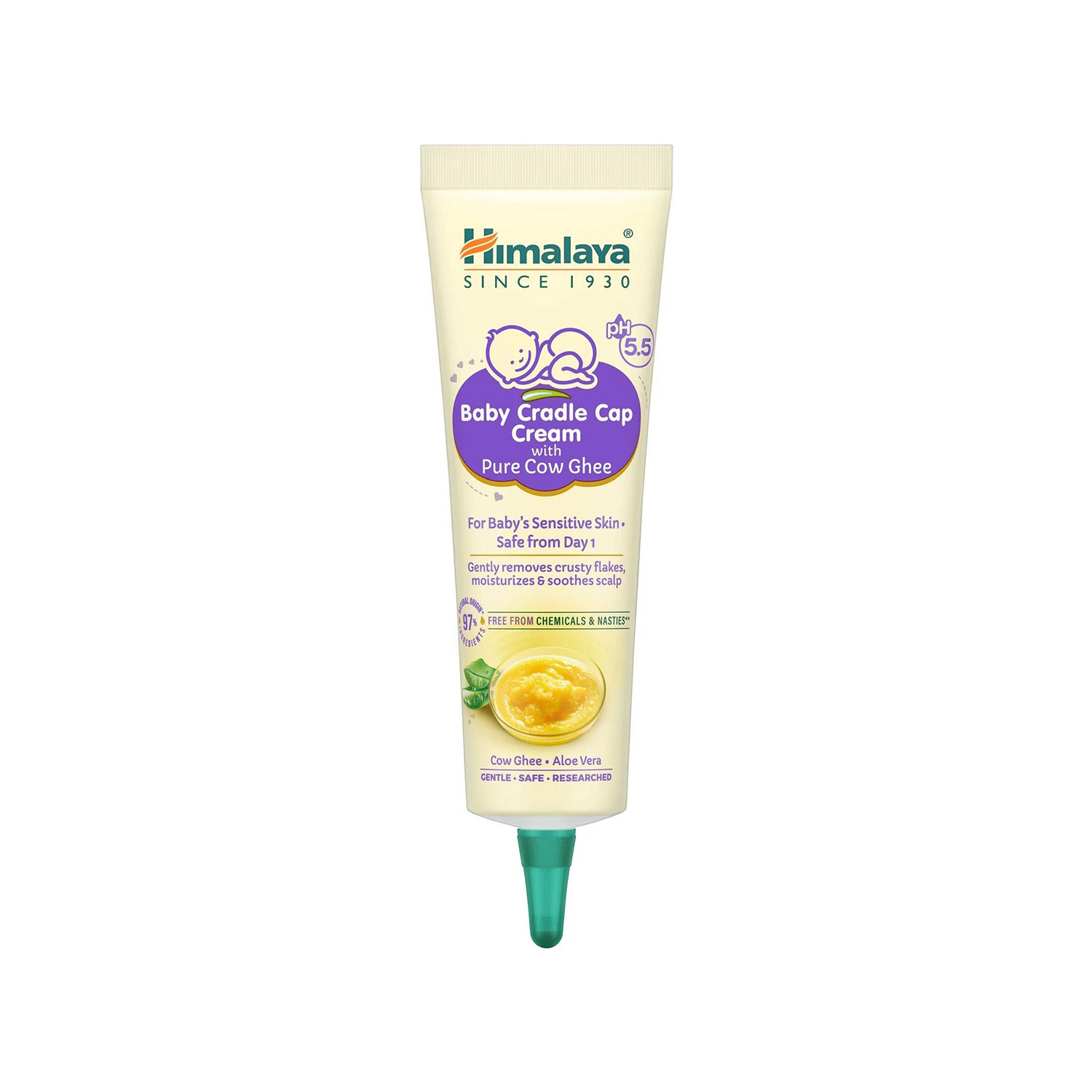 Himalaya Baby Cradle Cap Cream with Pure Cow Ghee (30 ml)