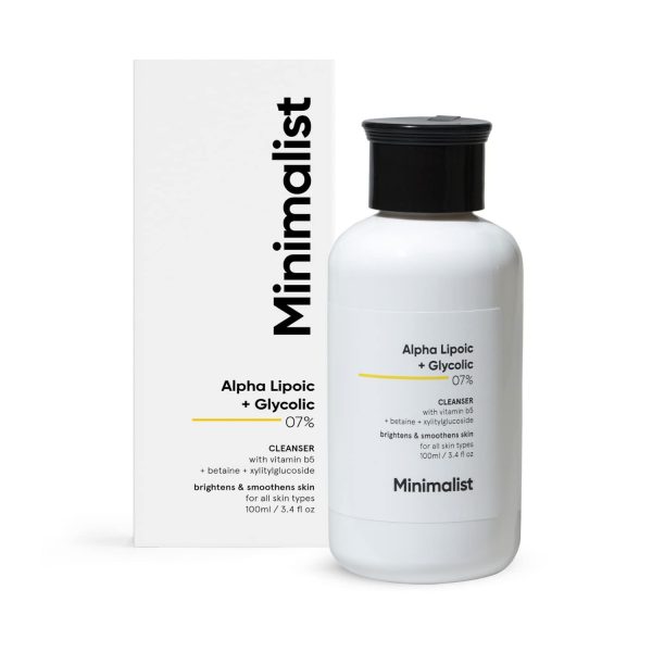 Minimalist Alpa Lipoic + Glycolic 07% Cleansers (100ml)