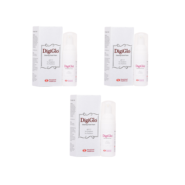 Newtrimed DigiGlo Foaming Facewash 50ml (Pack of 3)