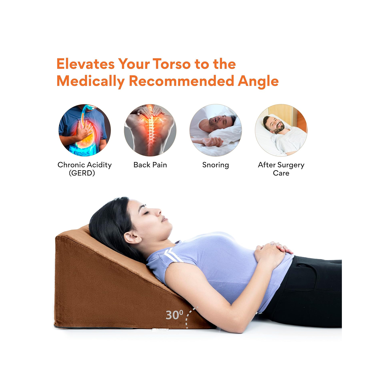 Fovera-Adjustable-Acid-Reflux-Bed-Wedge-Orthopedic-Support-(Velvet-Brown)-–-Medium-11-Inches-2.jpg
