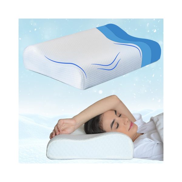 Sleepsia Contour Orthopedic Pillow with Ventilated Cooling Gel Sleepsia Contour Orthopedic Pillow with Ventilated Cooling Gel