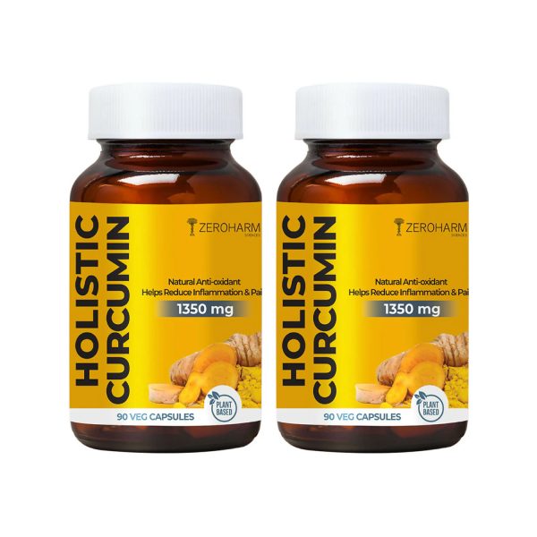 Zeroharm Sciences Holistic Curcumin Capsules – 90 Nos (Pack of 2) Zeroharm Sciences Holistic Curcumin Capsules – 90 Nos (Pack of 2)