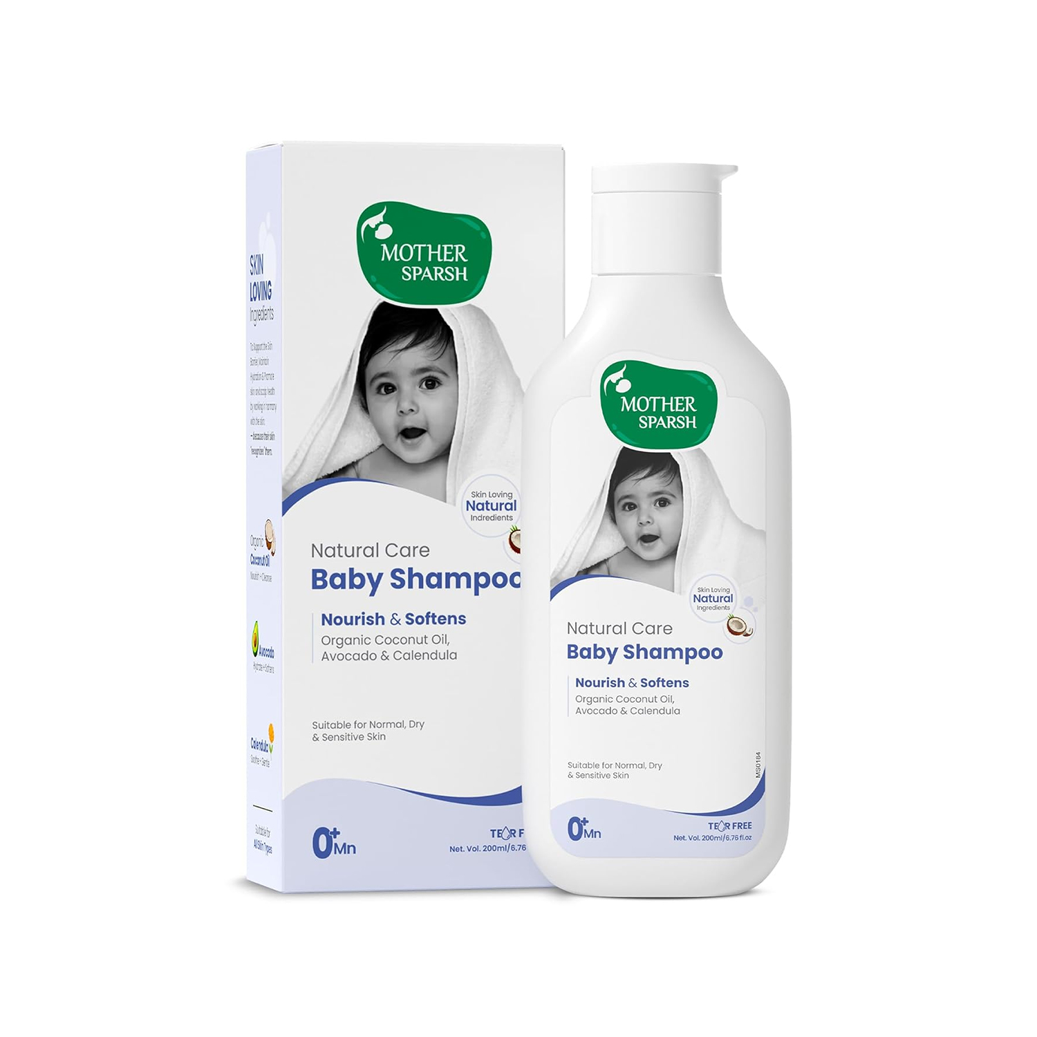 Mother Sparsh Natural Care Baby Shampoo (200ml)
