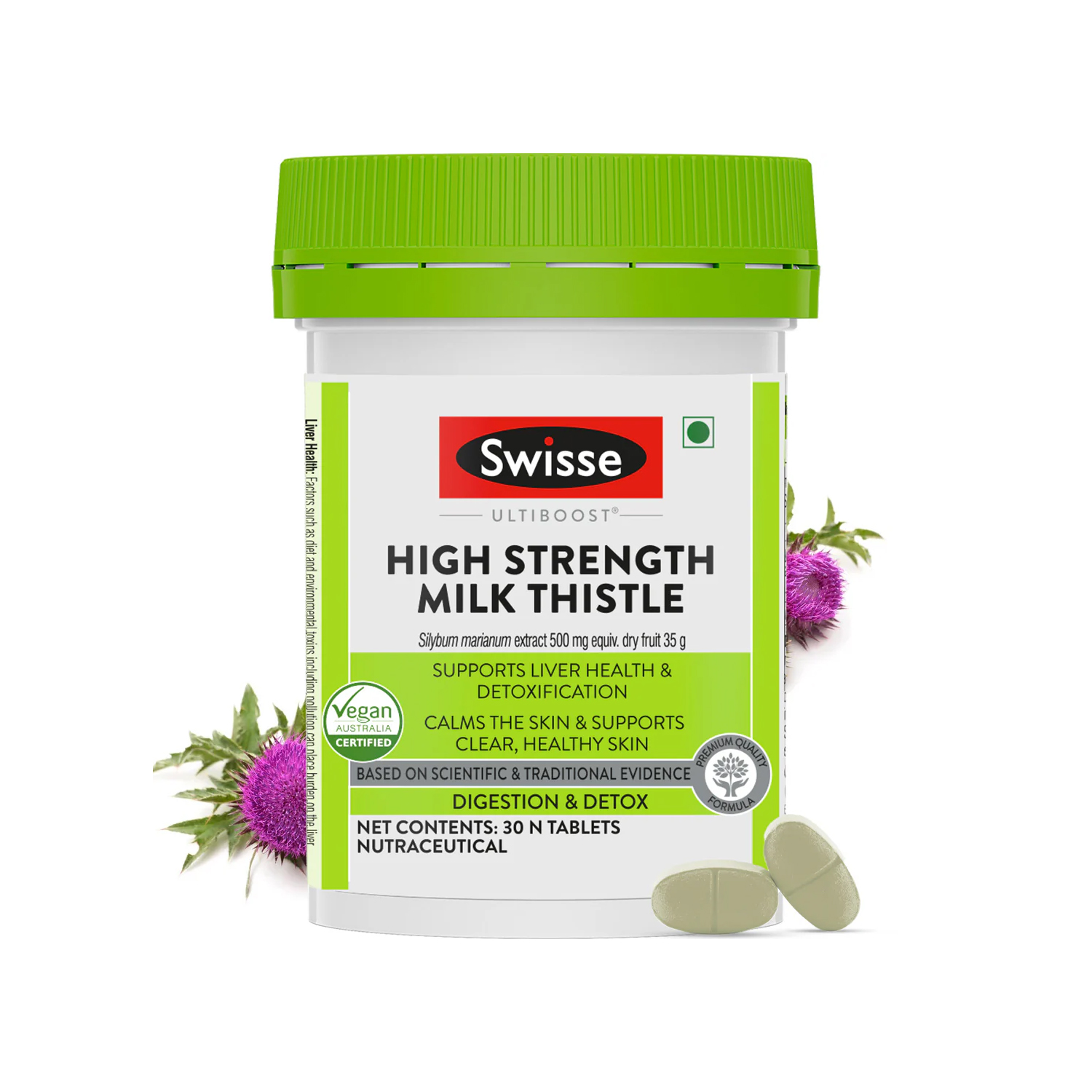Swisse High Strength Milk Thistle Tablets (30 Nos)