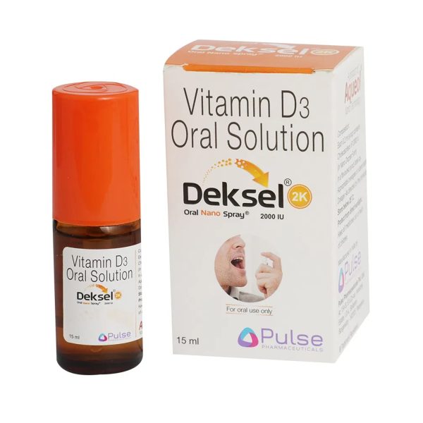 Deksel Vitamin D3 Oral Solution – Nano Spray 2000 IU 15ml