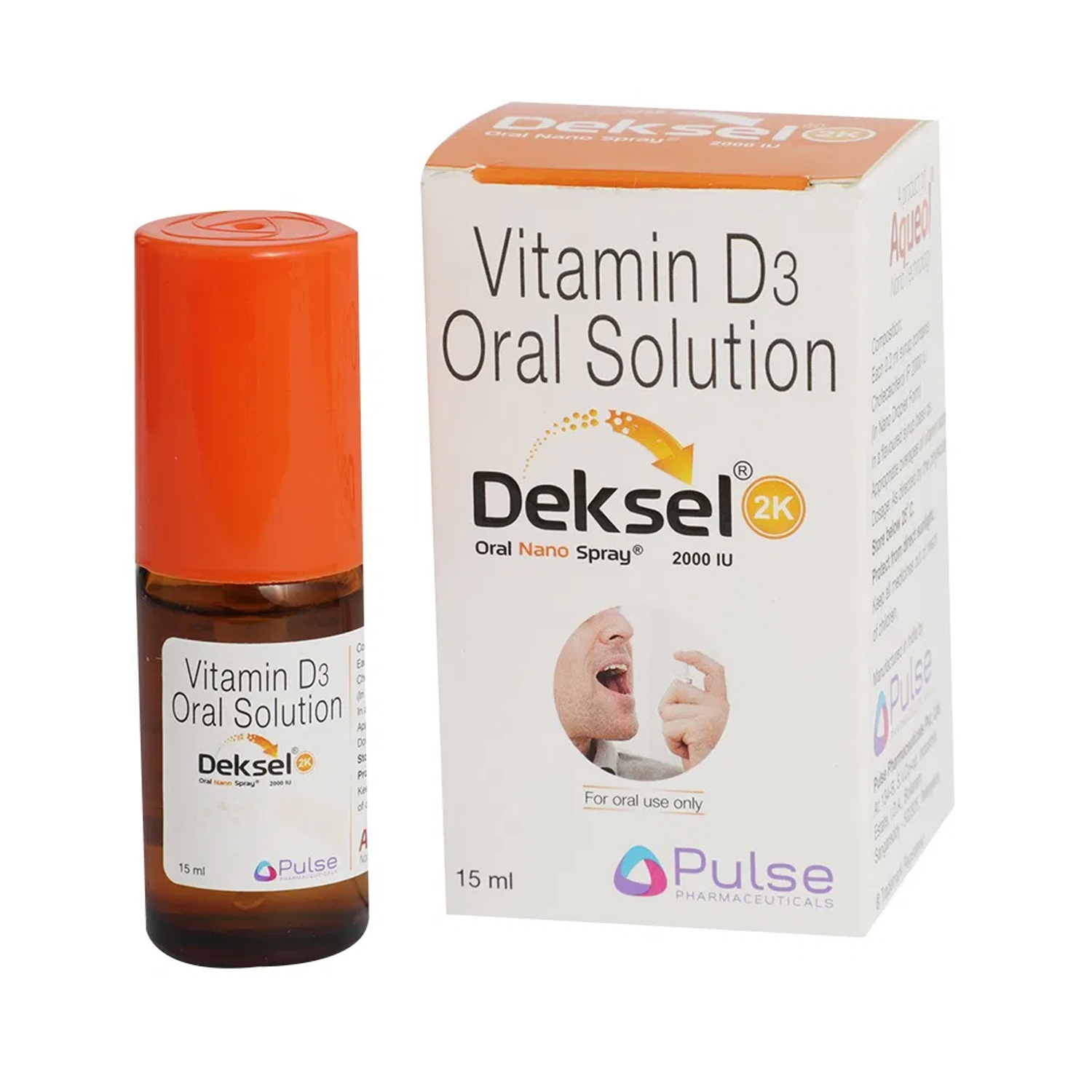Deksel Vitamin D3 Oral Solution – Nano Spray 2000 IU 15ml