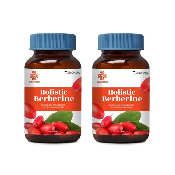 Zeroharm Holistic Berberine - 60 Tablets (Pack of 2) Zeroharm Holistic Berberine - 60 Tablets (Pack of 2)