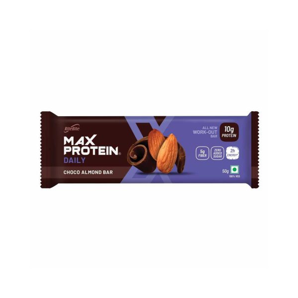 Ritebite Work Out Bar Protein Bars (50 g, Choco ALmond)