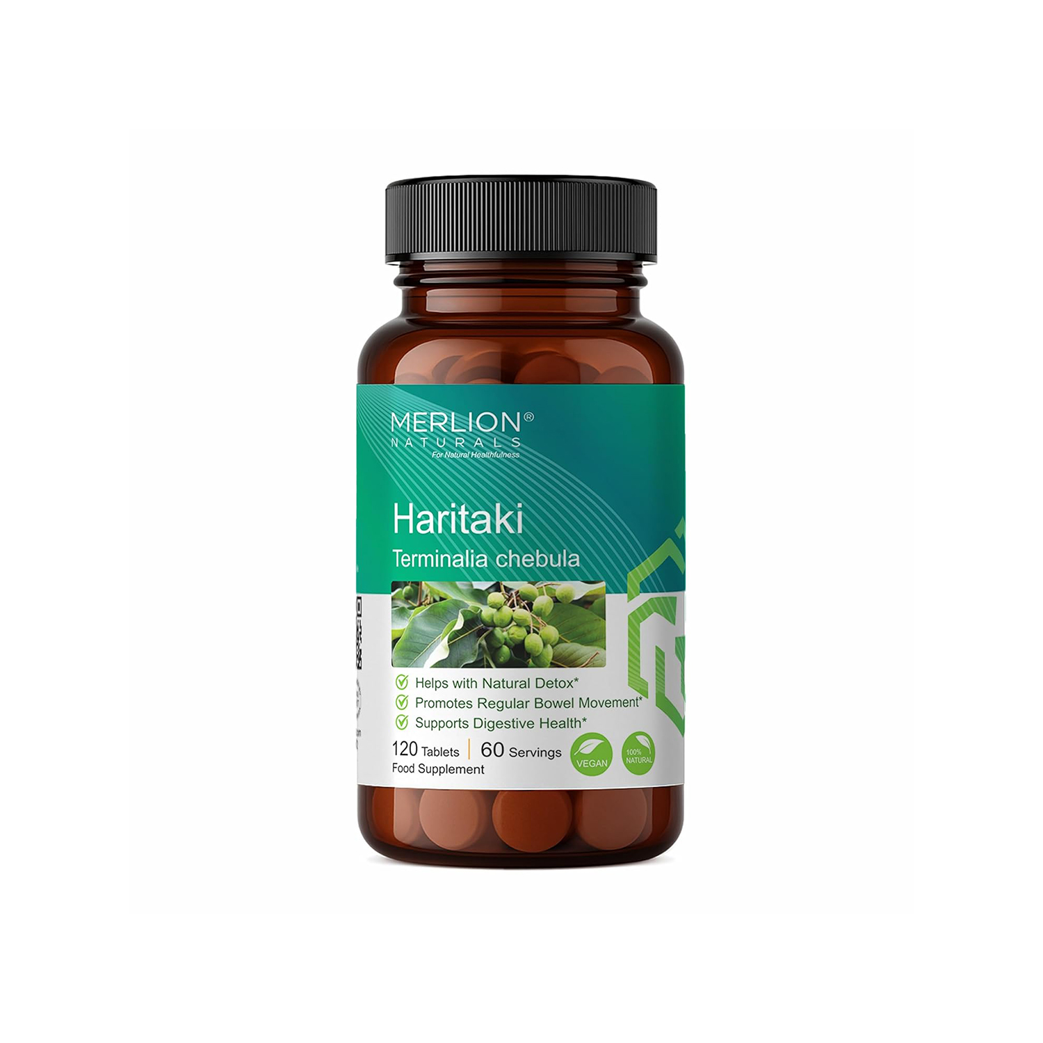 Merlion Naturals Haritaki Extract Tablets (120 Nos)
