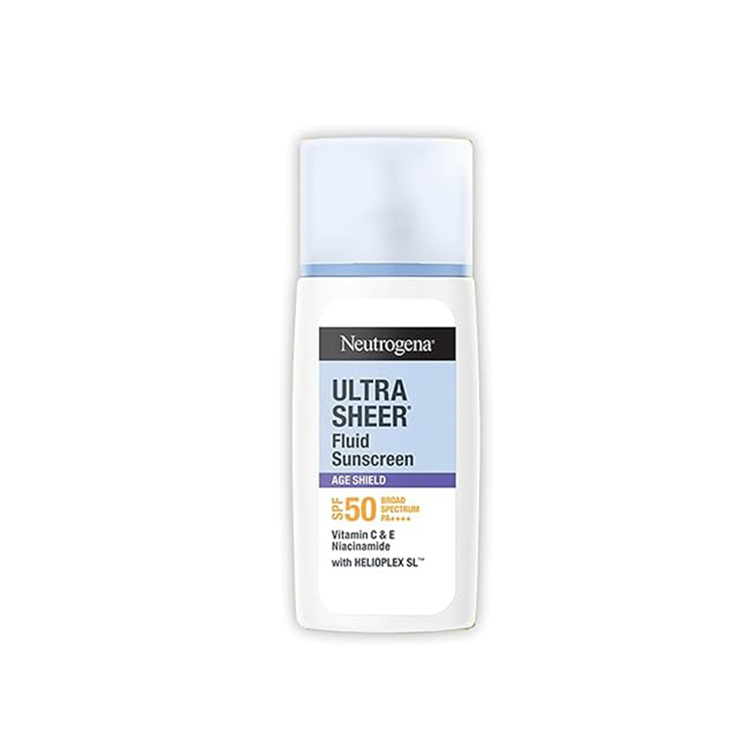 Neutrogena Ultrasheer Age Shield Fluid Sunscreen SPF 50+ PA++++ (40g)