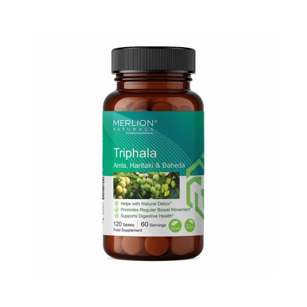 Merlion Naturals Triphala Extract Tablets (120 Nos) Merlion Naturals Triphala Extract Tablets (120 Nos)