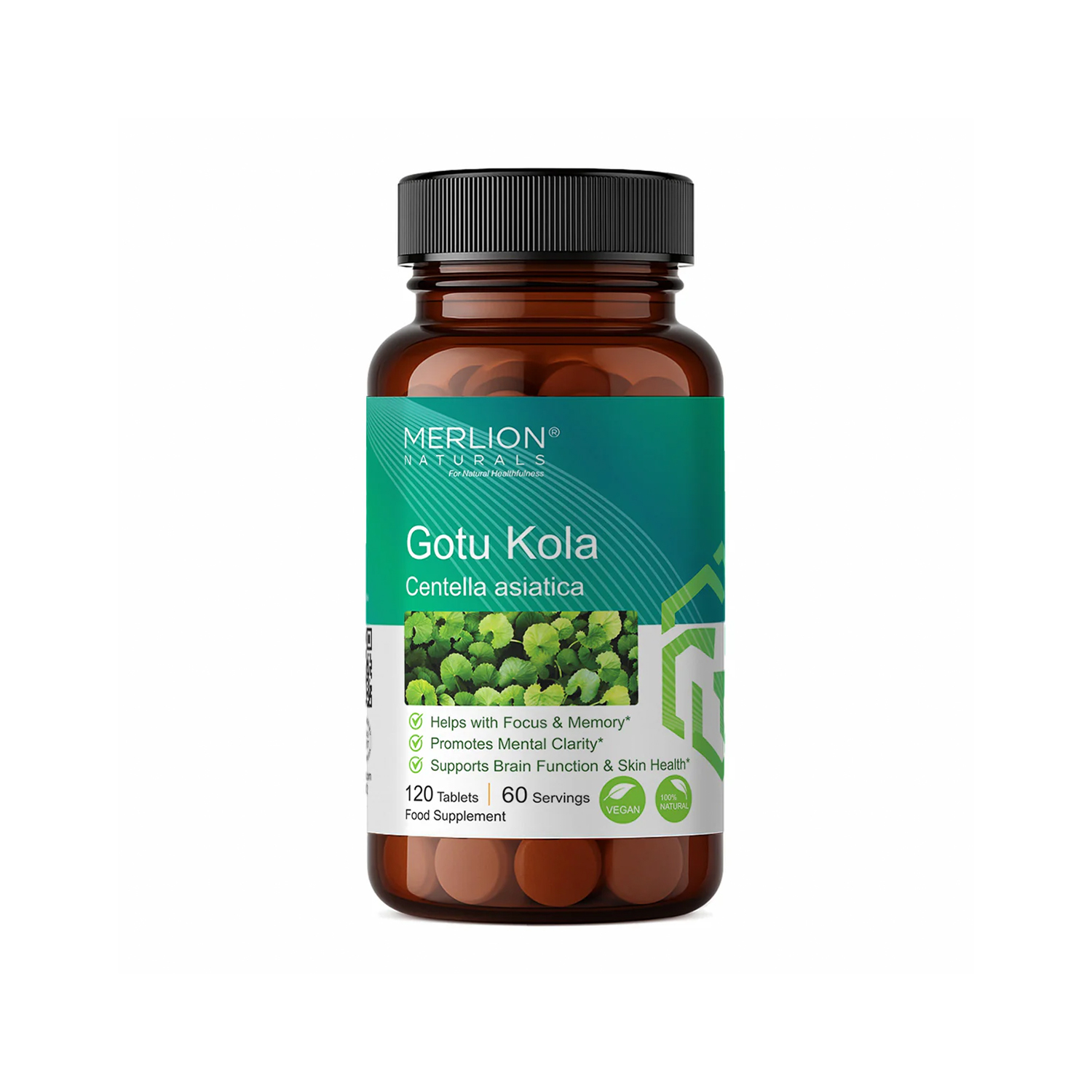 Merlion Naturals Gotu Kola Tablets 500mg (120 Nos)