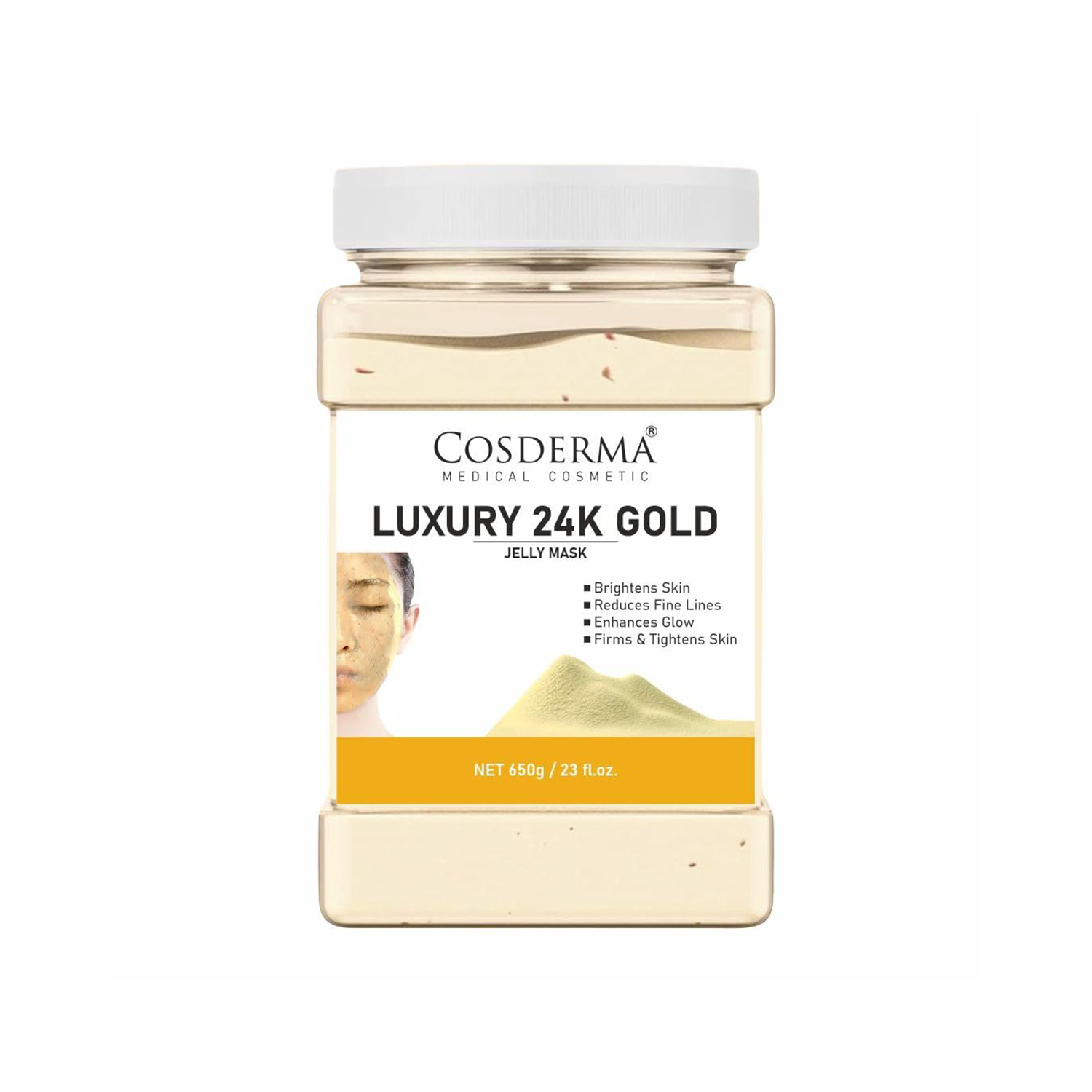 Cosderma Luxury 24K Gold Jelly Mask (650 gm)