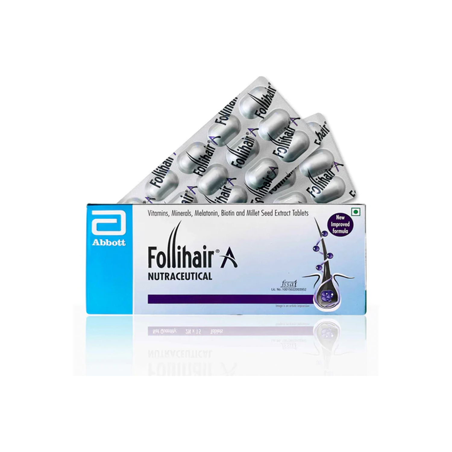 Follihair A New Hairfall Control Tablets (15 nos)