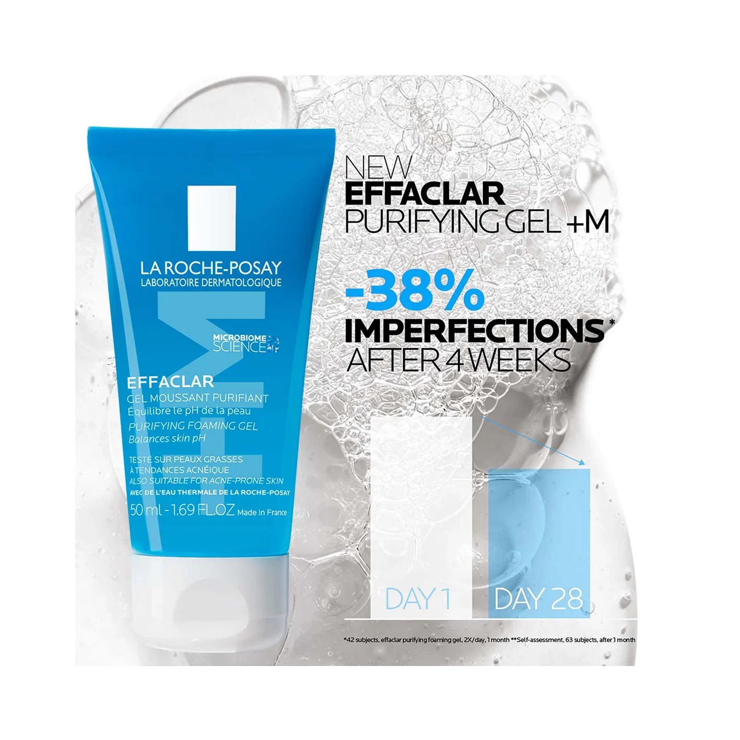 LA Roche Posay Effaclar Foam Gel Face wash (50 ml) (5).jpg