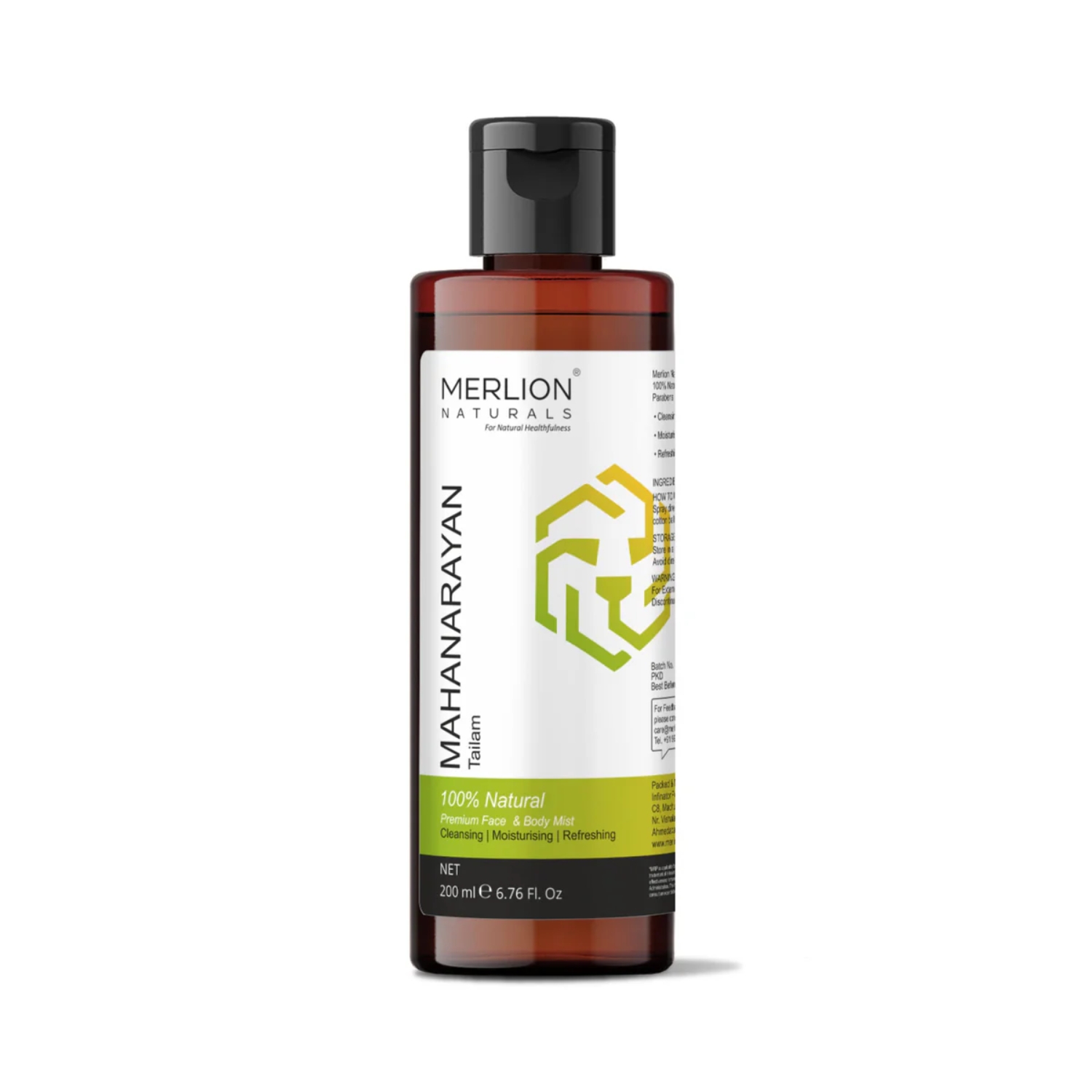Merlion Naturals Mahanarayan Tailam Oil (200ml)
