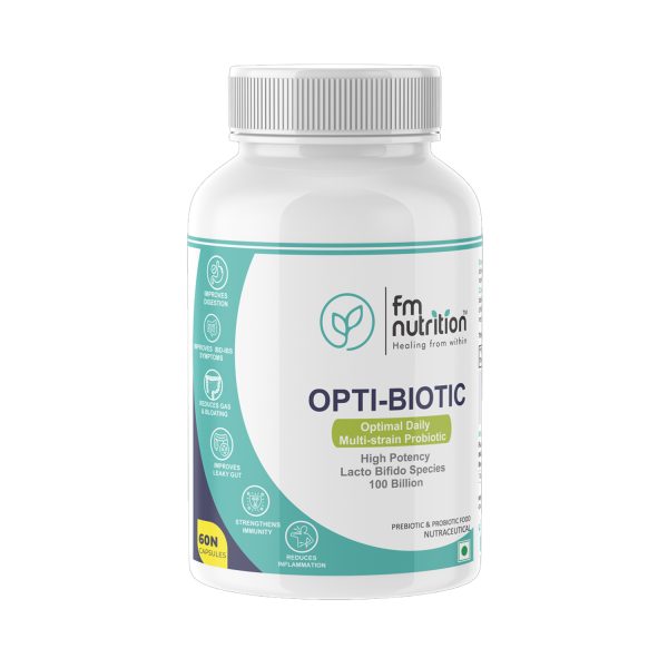 FM Nutrition Opti-Biotic Capsule (60 Nos) FM Nutrition Opti-Biotic Capsule (60 Nos)