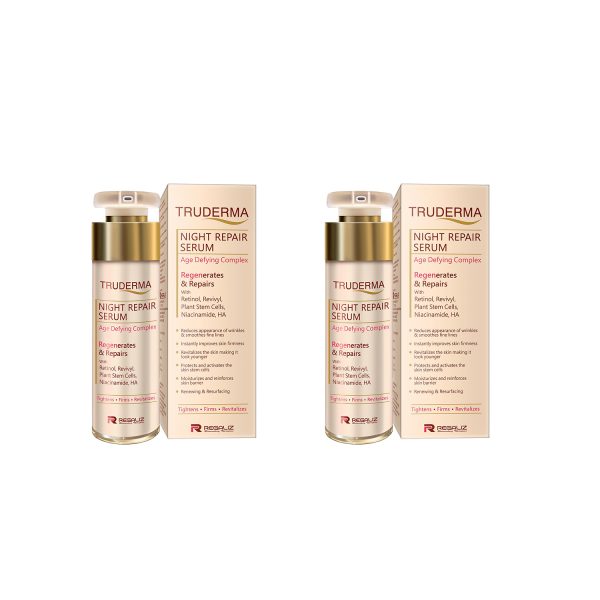 Regaliz Truderma Night Repair Serum 50ml (Pack of 2) Regaliz Truderma Night Repair Serum 50ml (Pack of 2)