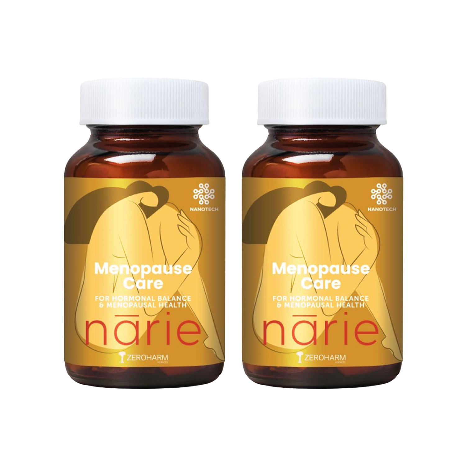 Zeroharm Narie Menopause Care 60 Veg Tablets – Pack of 2